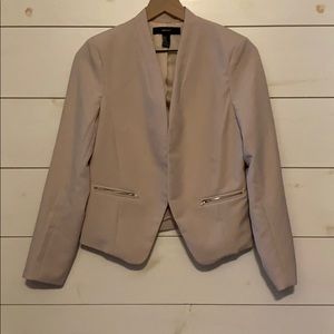 Cream/ champagne colored blazer